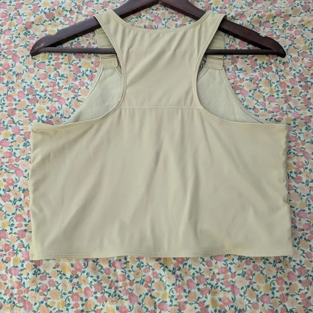 Cream/Tan Chest binder
